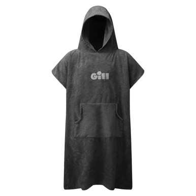 Gill poncho and changing robe grey front
