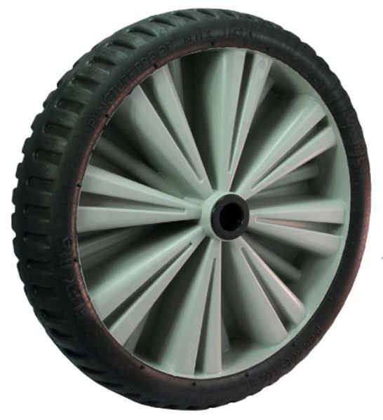 Solid rubber spare wheel 37 cm